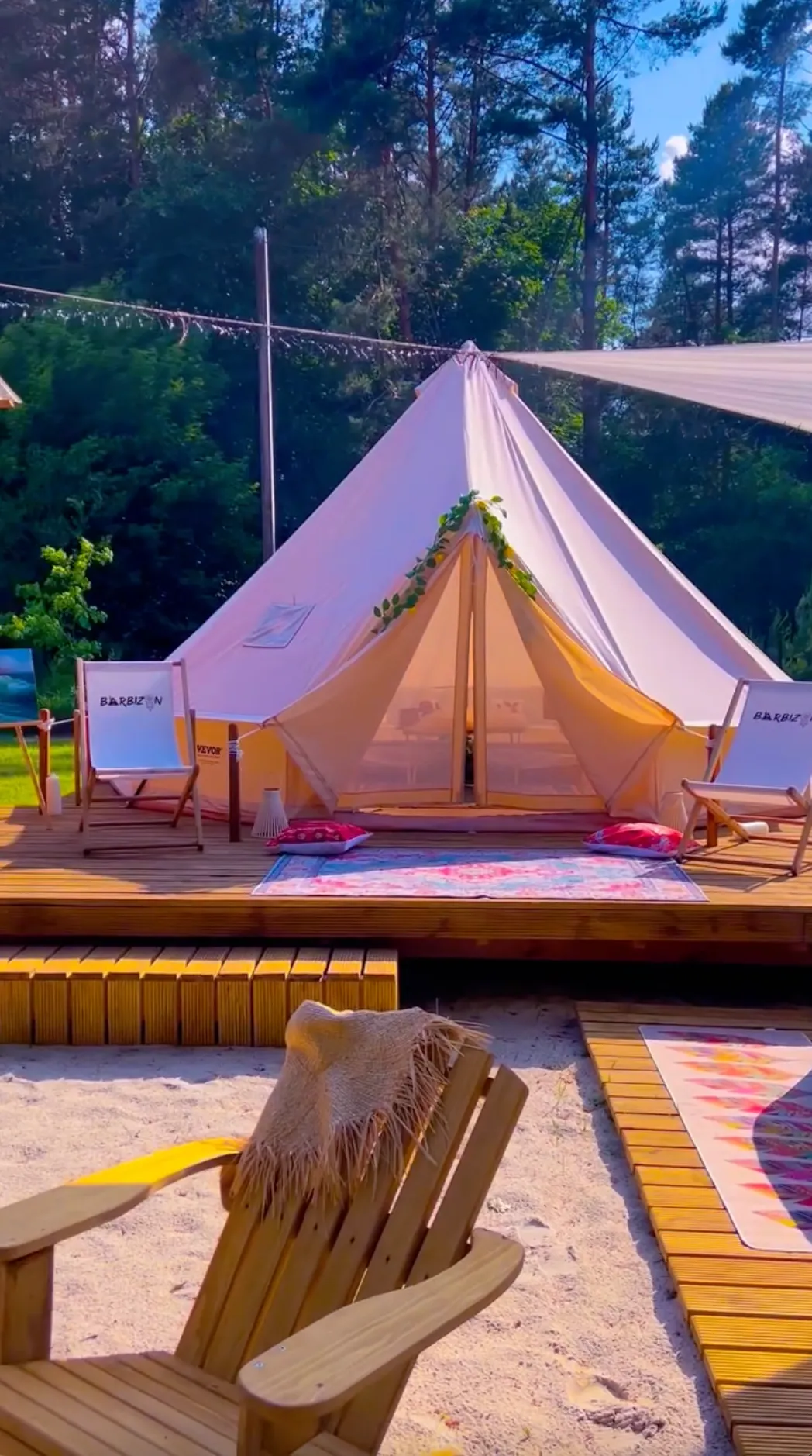 GLAMPING Barbizon — фото локації для відпочинку у селі Андруга, Кременецькому районі, Тернопільській області, фото 1
